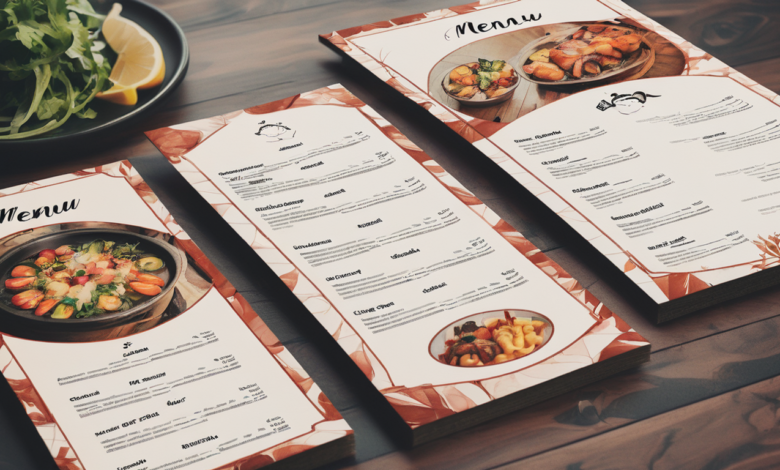 menu templates