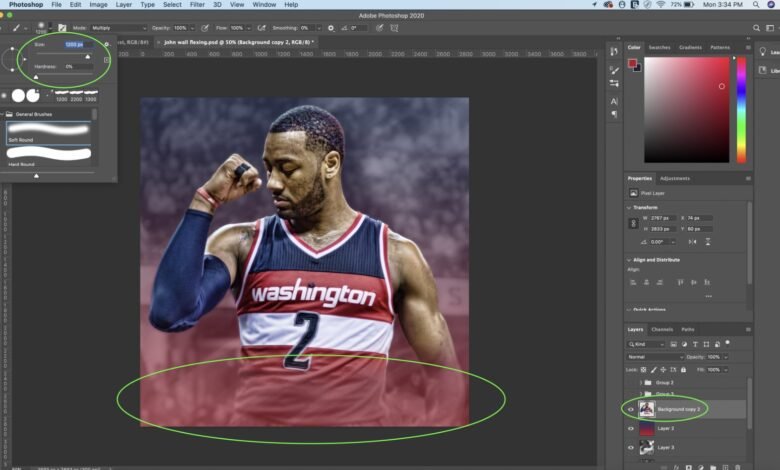 sports photo editing