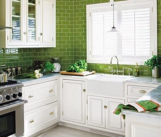 subway tiles kitchen