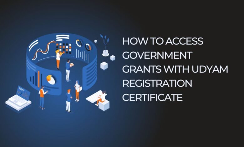 How to Access Government Grants with Udyam Registration Certificate