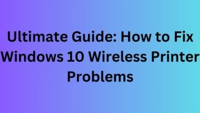 fix wireless printer problems in Windows 10