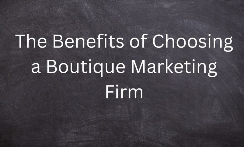 The Benefits of Choosing a Boutique Marketing Firm