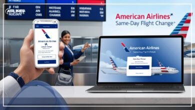 AA change flight same day