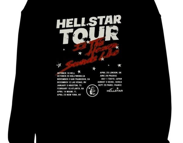 Hellstar Tour Sweatshirt – Black