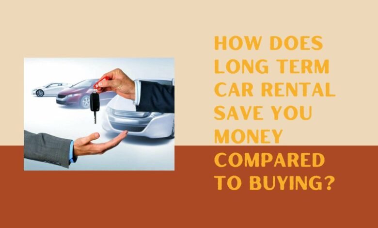 How Does Long Term Car Rental Save You Money Compared to Buying