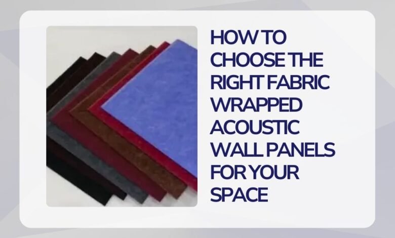 Fabric Wrapped Acoustic Wall Panels