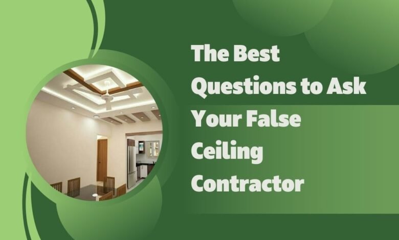 False Ceiling Contractor In Abu Dhabi