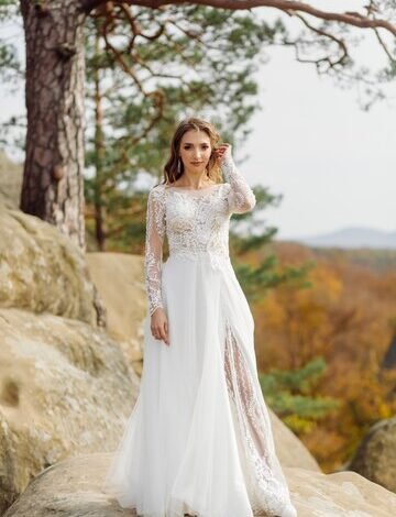 long sleeve wedding dress