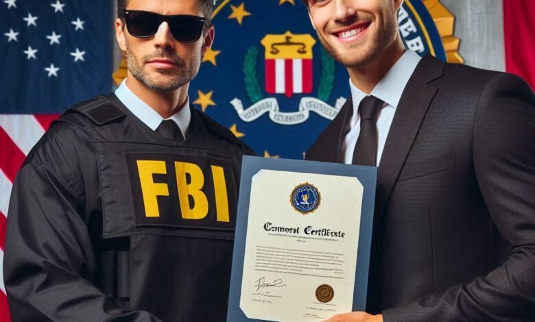 FBI clearance certificate