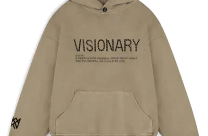 Visionary Crystal Hoodie Clay