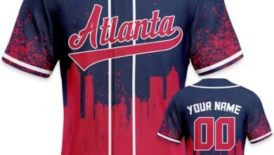 Custom Braves baseball jersey