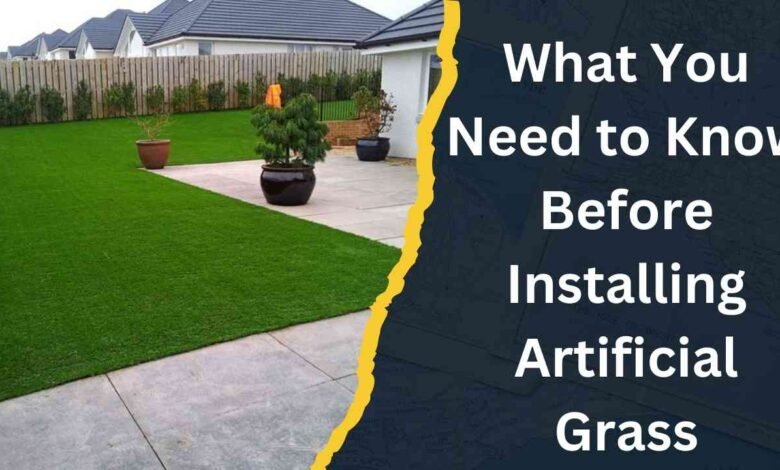 What You Need to Know Before Installing Artificial Grass