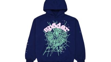 Sp5der OG Web Hoodie Navy