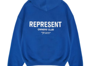 Blue Represent Hoodie