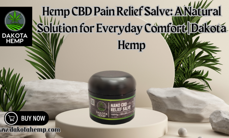 Hemp CBD Pain Relief Salve