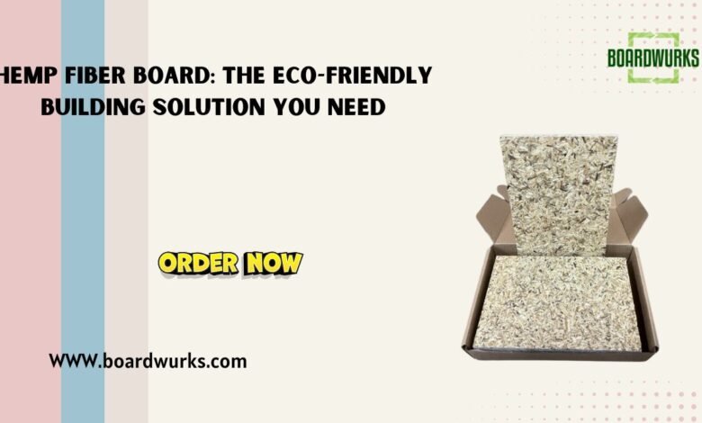 hemp fiber board