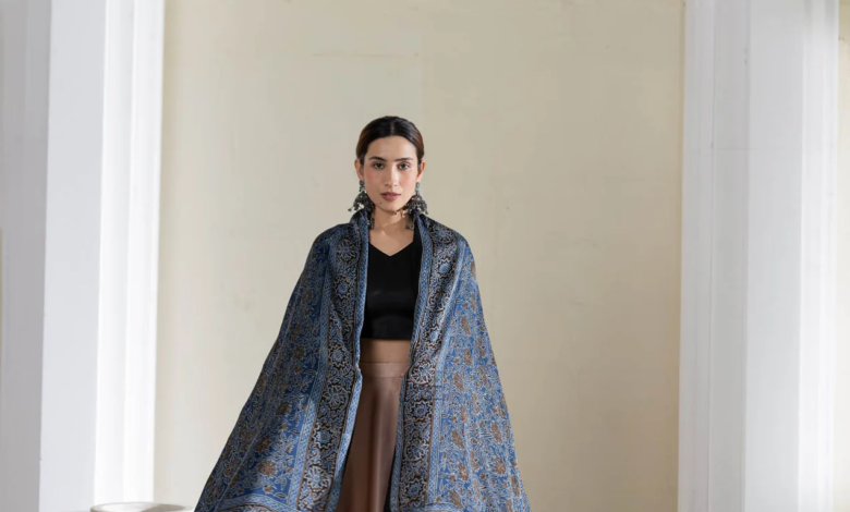 ajrakh dupatta