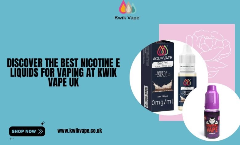 Nicotine E Liquids