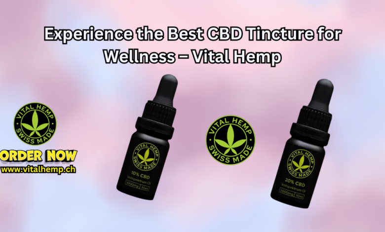 CBD tinctures