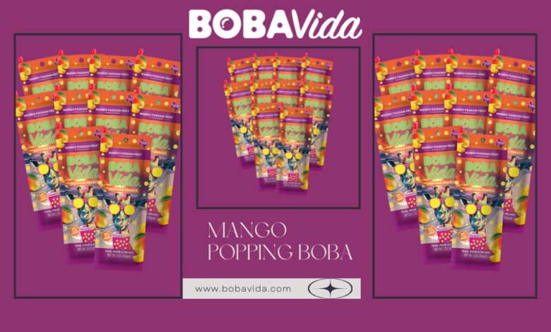 Mango Popping Boba