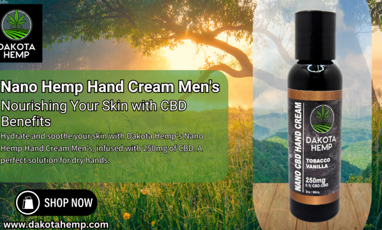 Nano Hemp Hand Cream Men's