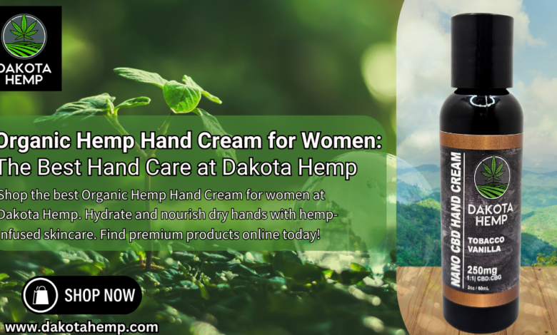 Organic Hemp Hand Cream