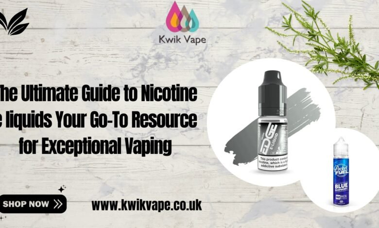 Nicotine e liquids