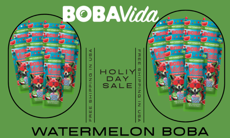 Watermelon Boba