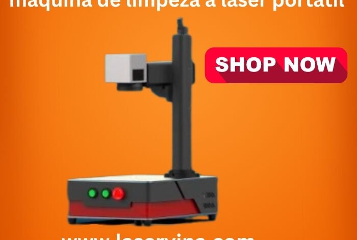 máquina de limpeza a laser portátil