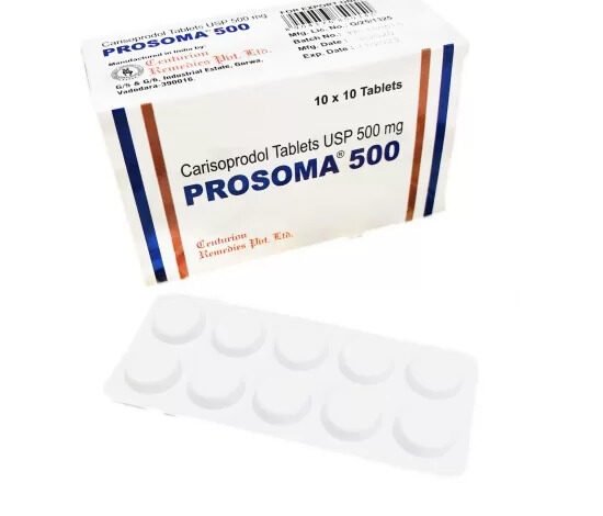 Prosoma 500mg stands out as a favored choice for individuals seeking effective muscle relaxation.