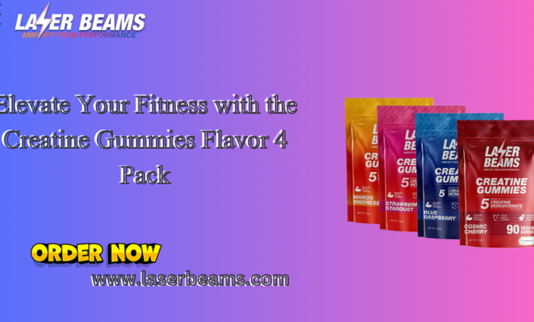 Creatine Gummies Flavor 4 Pack