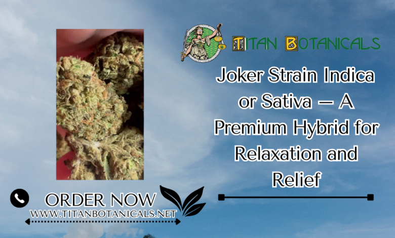 Joker Strain Indica or Sativa