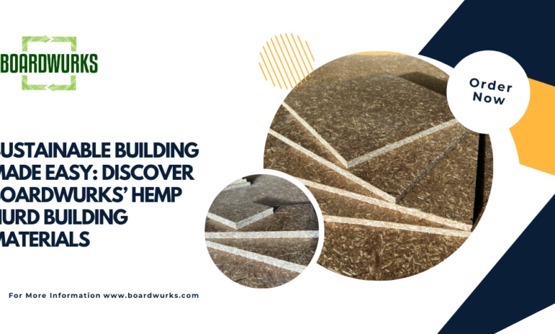 Hemp Hurd Building Materials