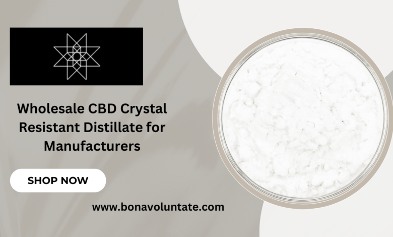 Wholesale CBD Crystal Resistant Distillate for Manufacturers