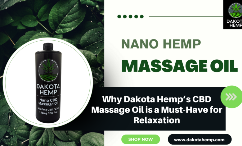 CBD massage oil